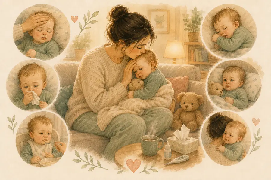Baby cold vs flu symptoms: how to tell the difference
