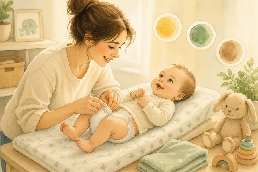Baby poop colors: what's normal and when to worry