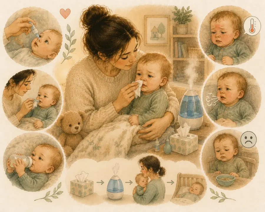 Baby Runny Nose: How to Help and When to Call the Doctor