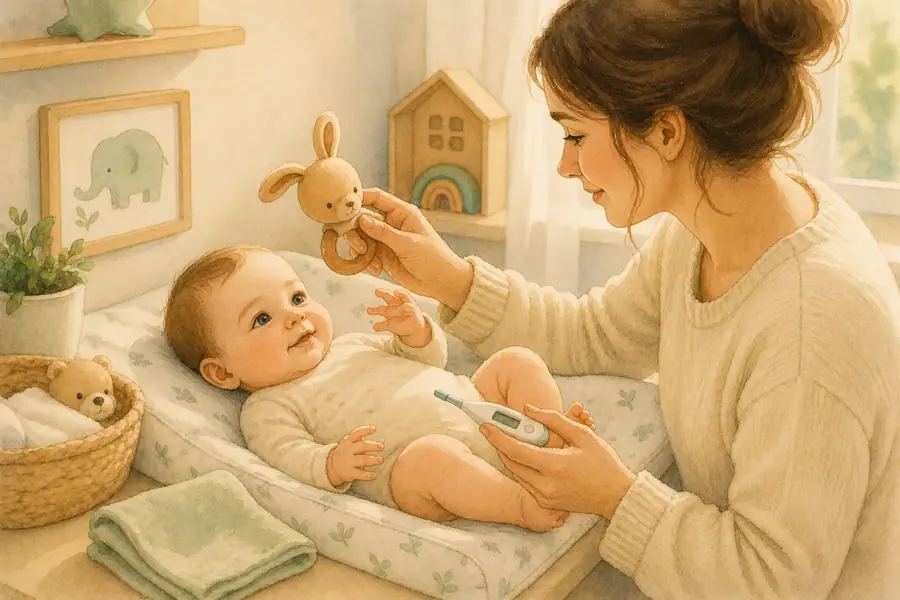 How to Take a Baby's Temperature Correctly by Method