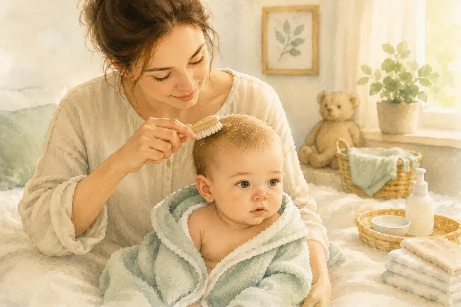 Cradle Cap in Babies: What Actually Helps (and What to Skip)