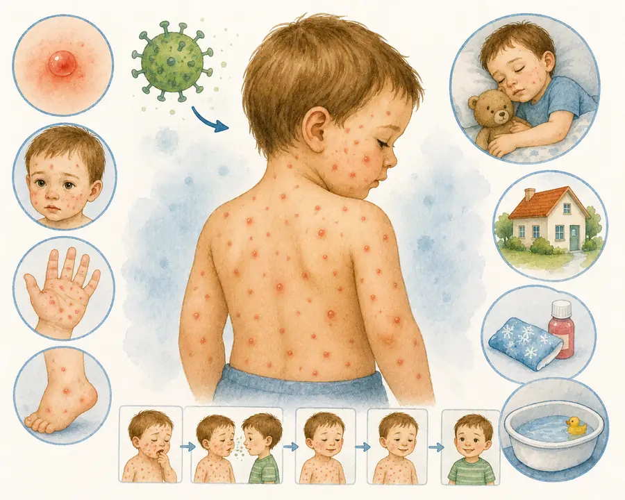 Chickenpox in children: what to expect, day by day