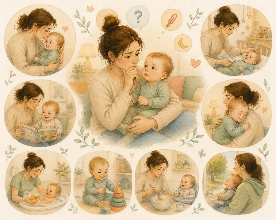 Overtired or sick? How to tell the difference in your baby