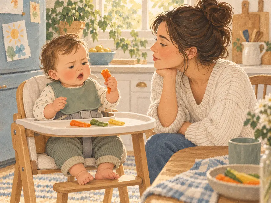 Baby Gags on Solid Foods? What's Normal and What Helps