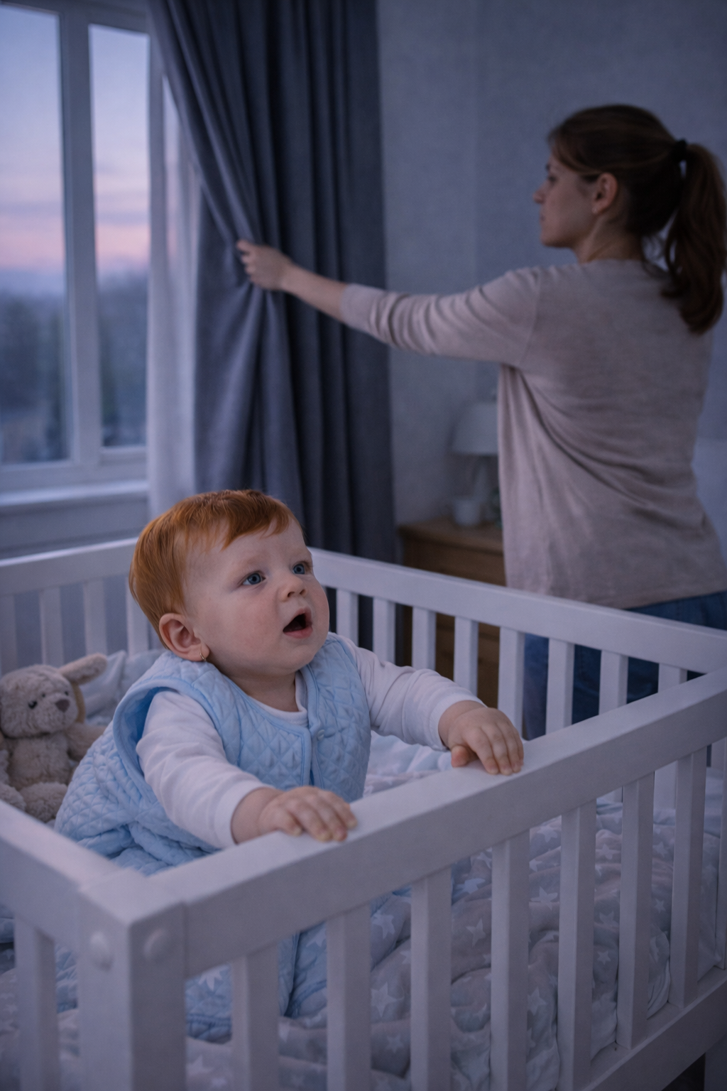 Bebe se despierta temprano: causas y soluciones