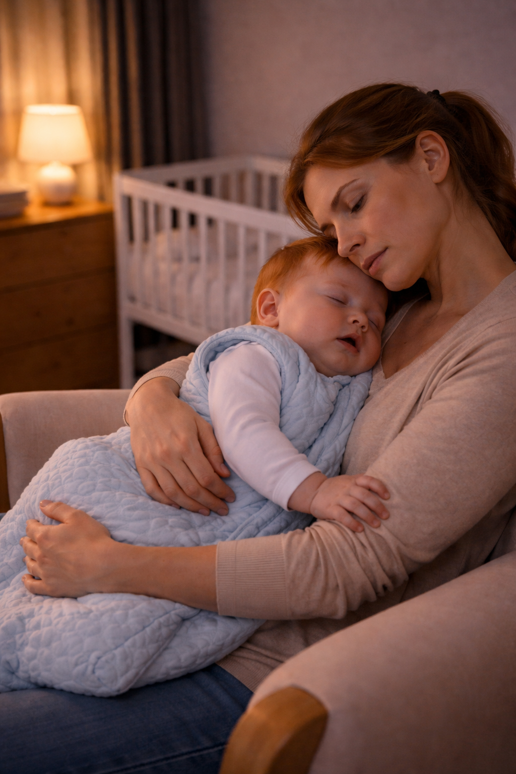 Beba spava samo na rukama: sto to znaci i kako promijeniti