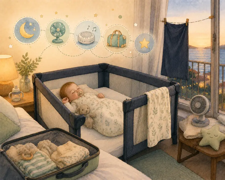 Baby Sleep on Holiday: Why It Breaks and How to Fix It