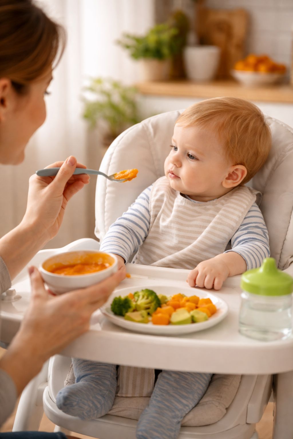 Baby refusing solids at 8 months: what is normal and what helps