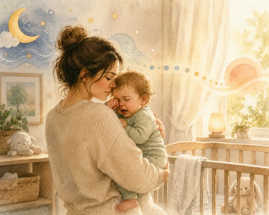 Baby Wakes Up Crying After a Nap? Causes and What Helps