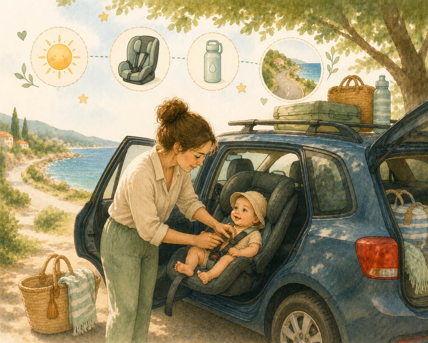 Car Travel With a Baby to the Coast: A Calm Summer Guide