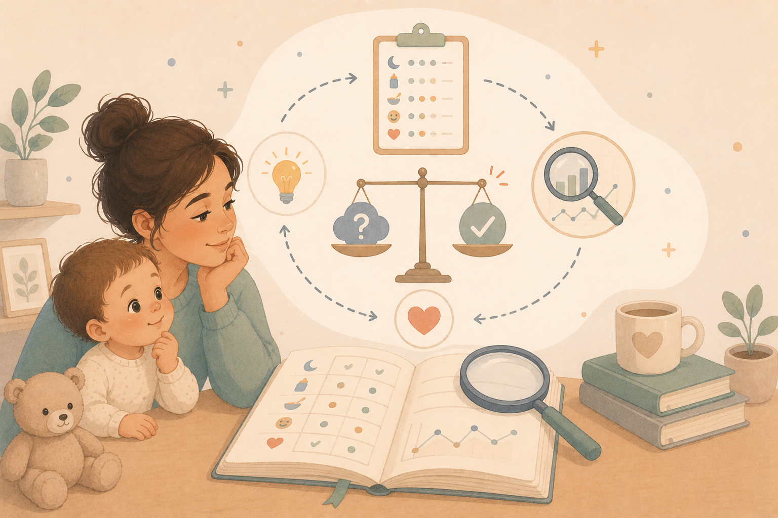 The Evidence Loop: Why Tracking Beats Guessing for Tired Parents