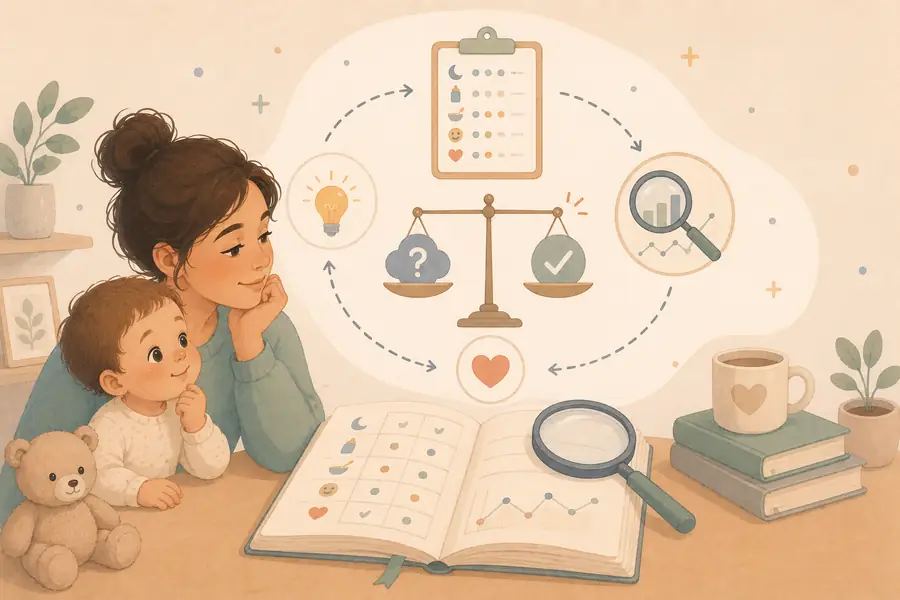 The Evidence Loop: Why Tracking Beats Guessing for Tired Parents