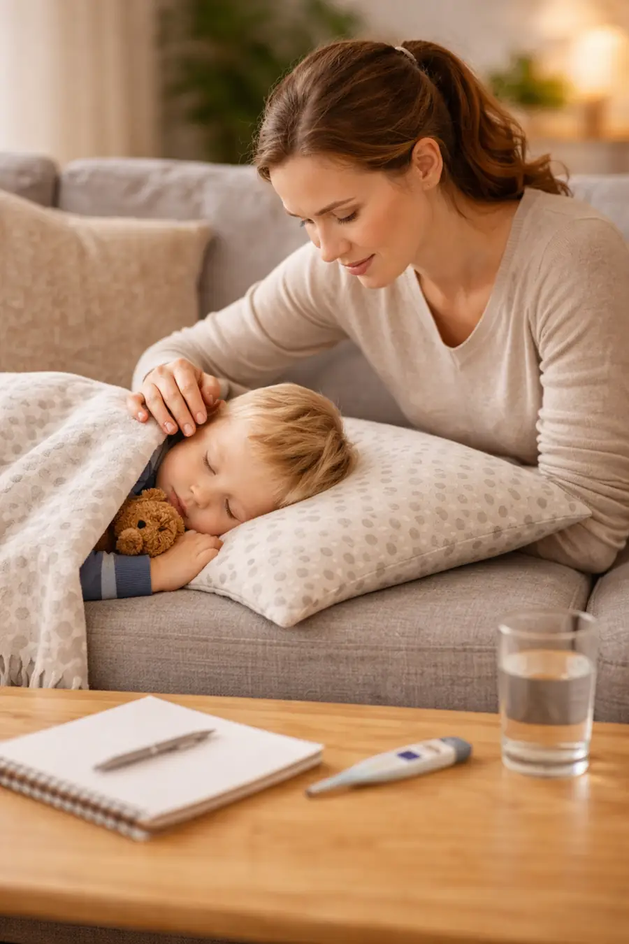 Fever and cough in children: when to monitor and when to call the doctor