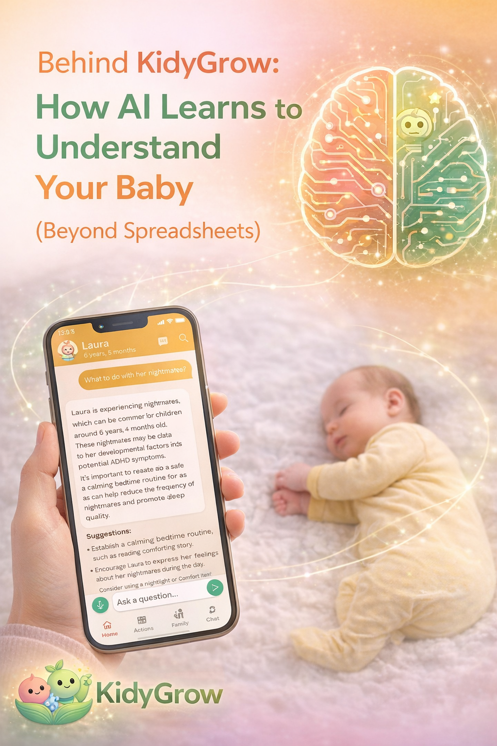 Behind KidyGrow: How AI Learns Your Baby’s Patterns (Sleep, Feeding, Behavior)