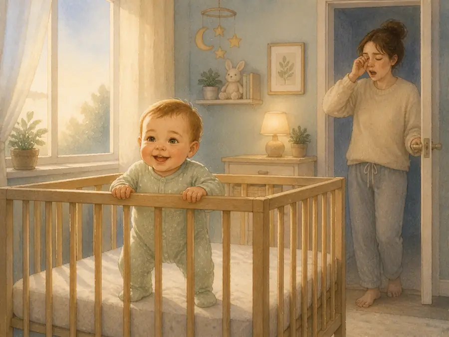 Why does my baby wake up happy at 5am? Causes + how to shift