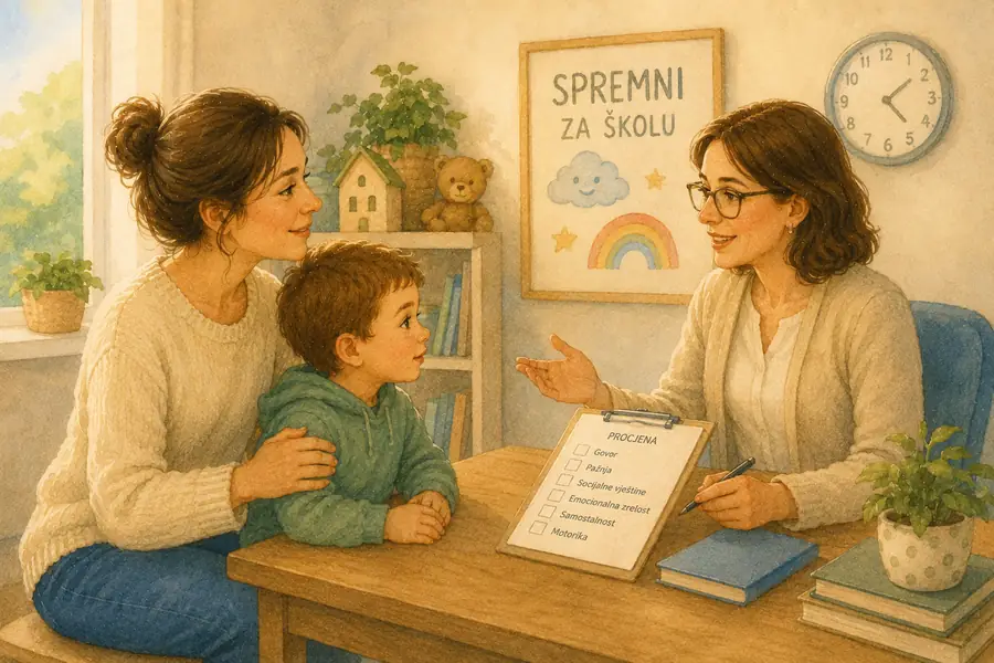 Psihofizička zrelost za prvi razred: što se procjenjuje i kako izgleda upis