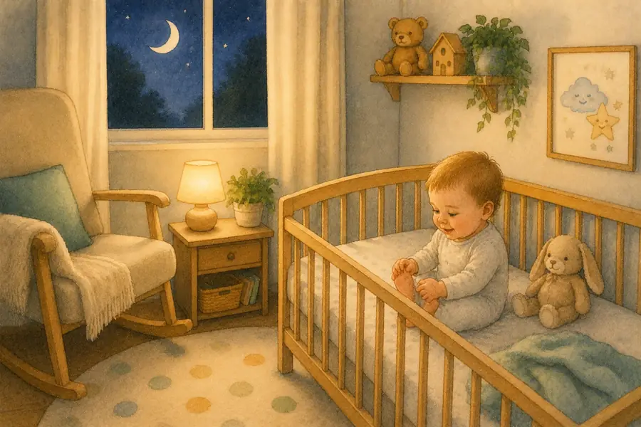Noches partidas: ¿por qué mi bebé está despierto horas de noche?
