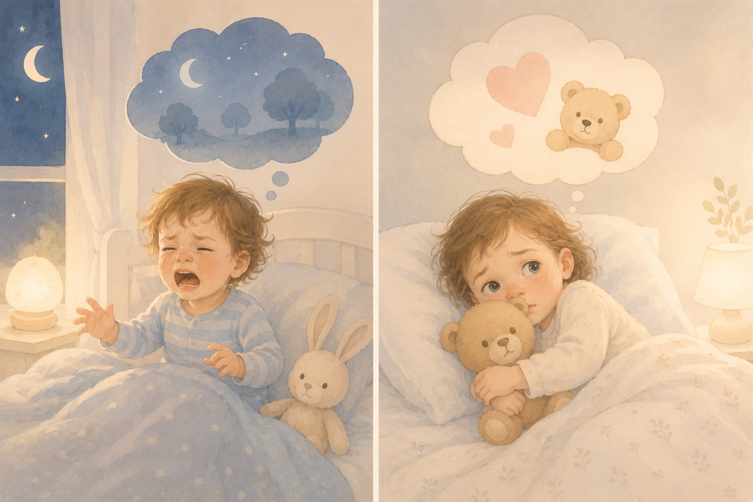 Toddler Night Terrors vs Nightmares: Differences and What to Do