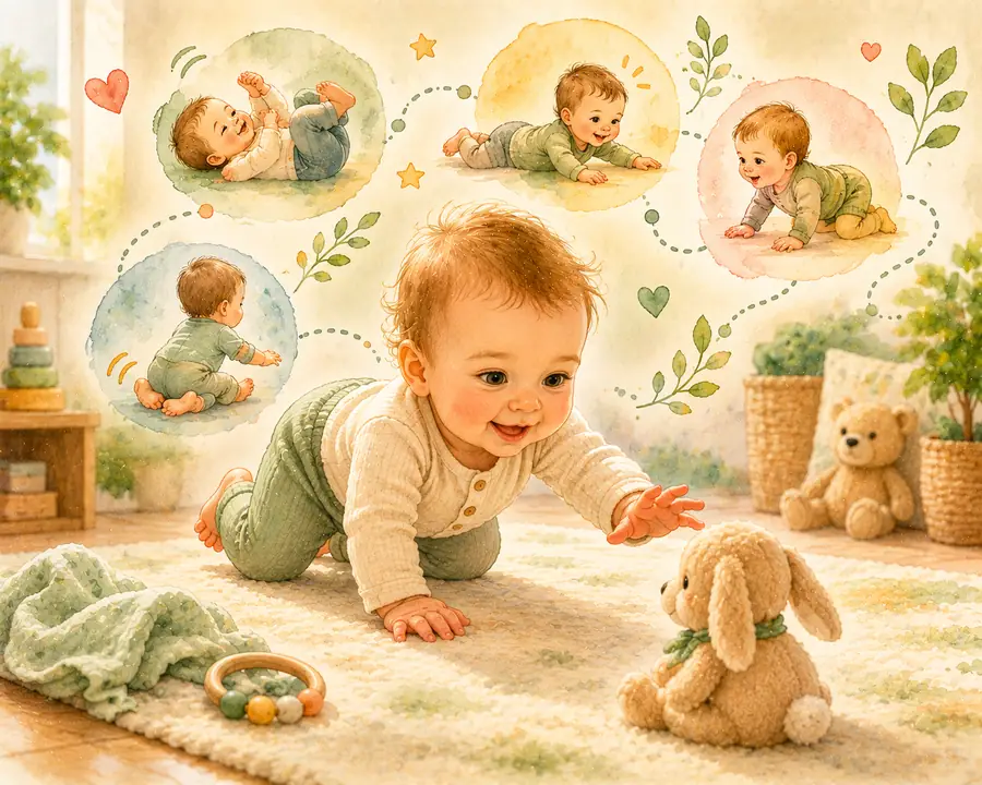 When Do Babies Start Crawling? Ages, Types and What Helps
