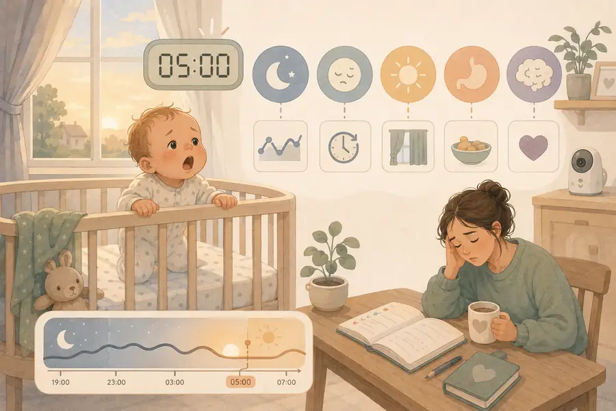 Why Your Baby Wakes Up Too Early (and What Actually Helps)
