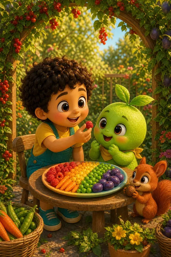 Grow and the Rainbow Plate