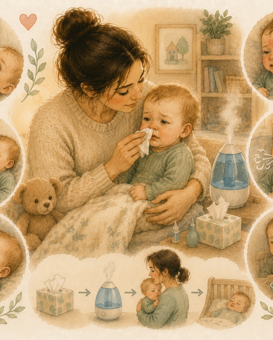 Baby Runny Nose: How to Help and When to Call the Doctor