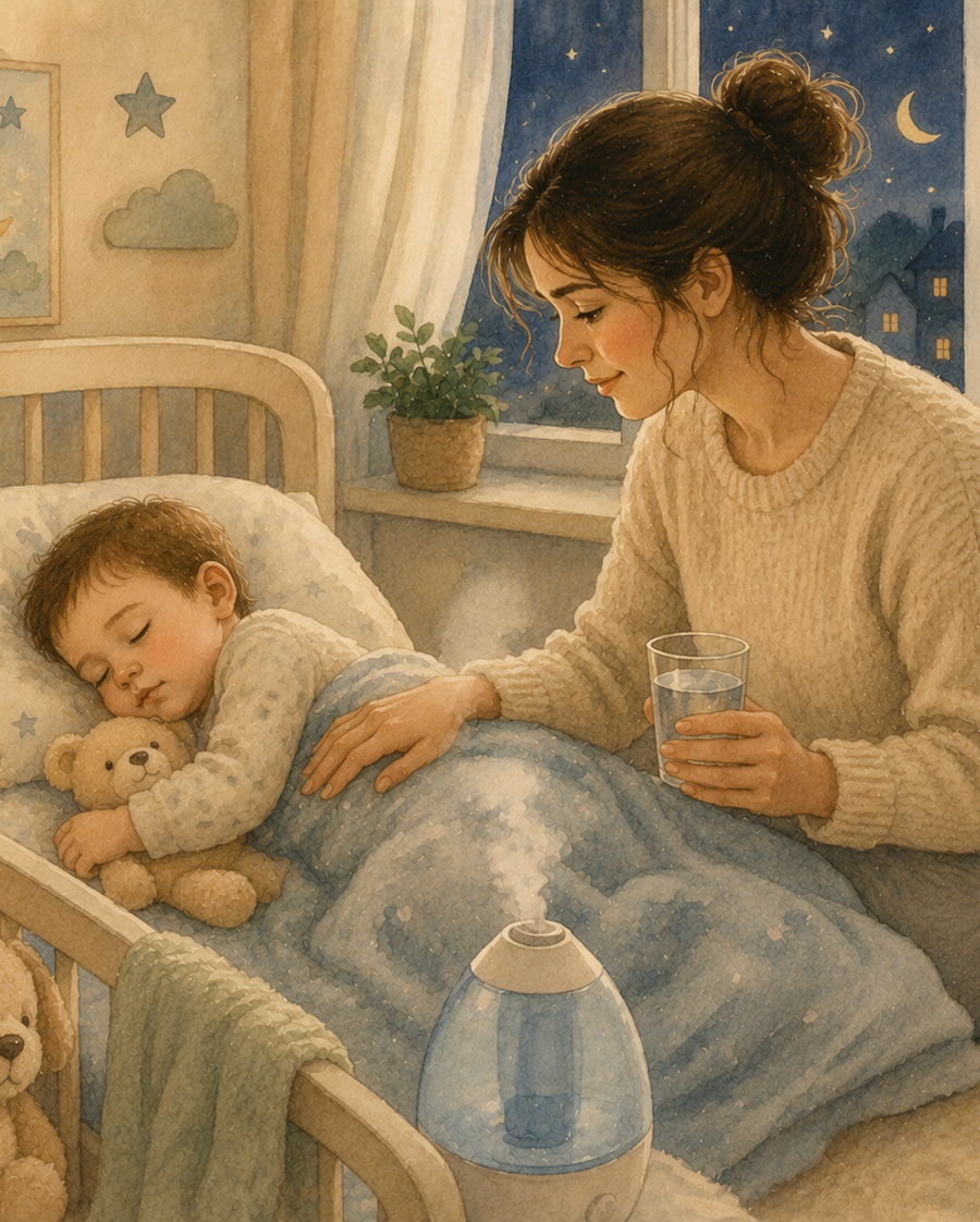 Toddler coughing at night: causes and what actually helps