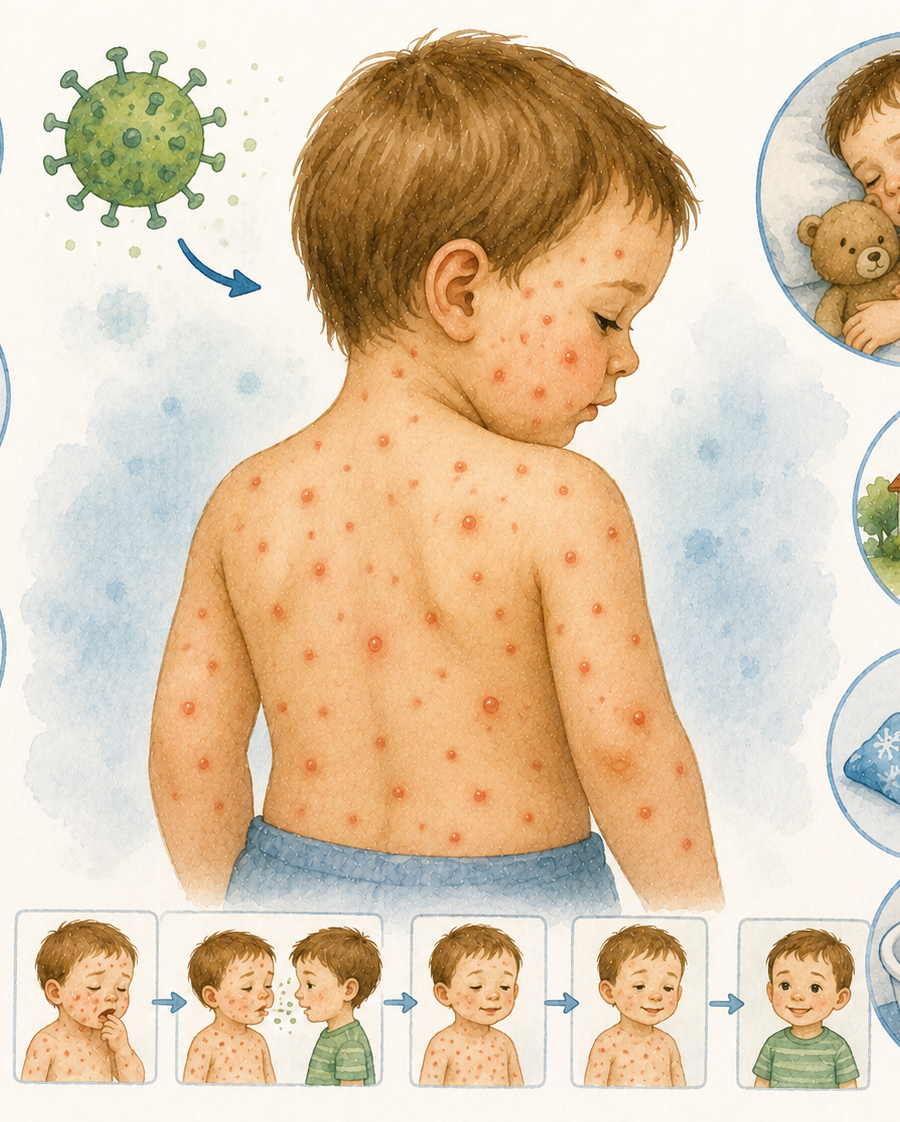 Chickenpox in children: what to expect, day by day