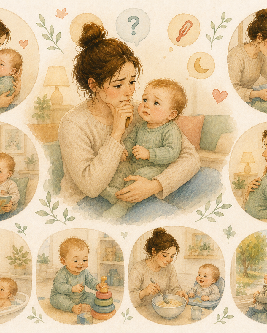 Overtired or sick? How to tell the difference in your baby