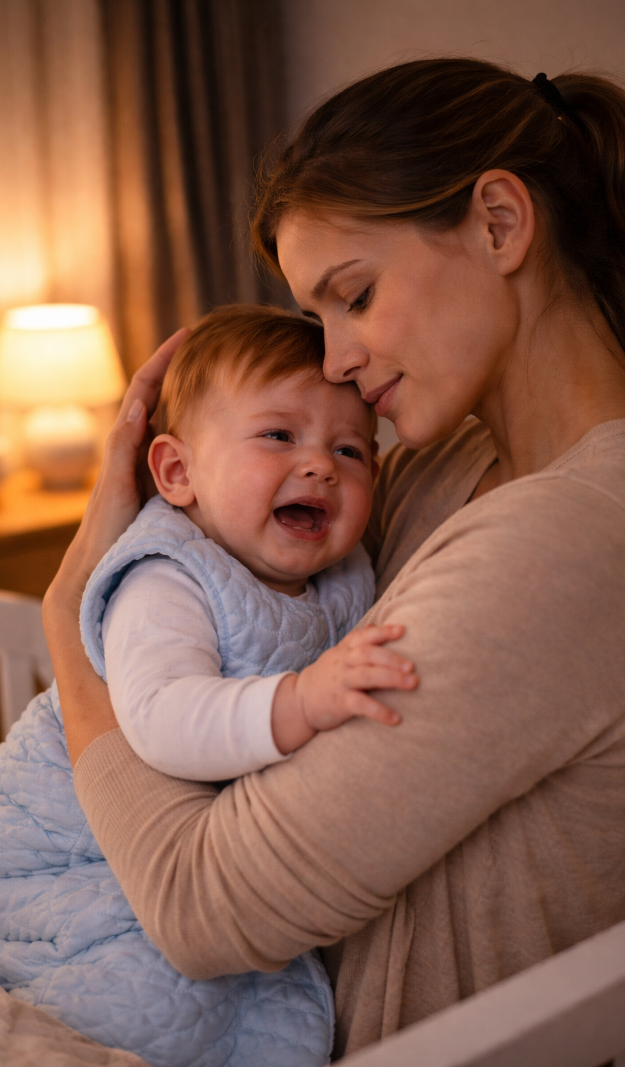 Baby crying before sleep: what it means and how to respond