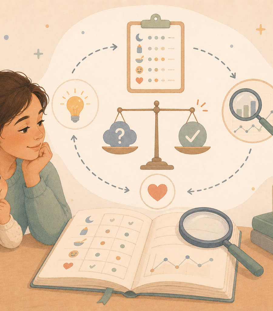 The Evidence Loop: Why Tracking Beats Guessing for Tired Parents