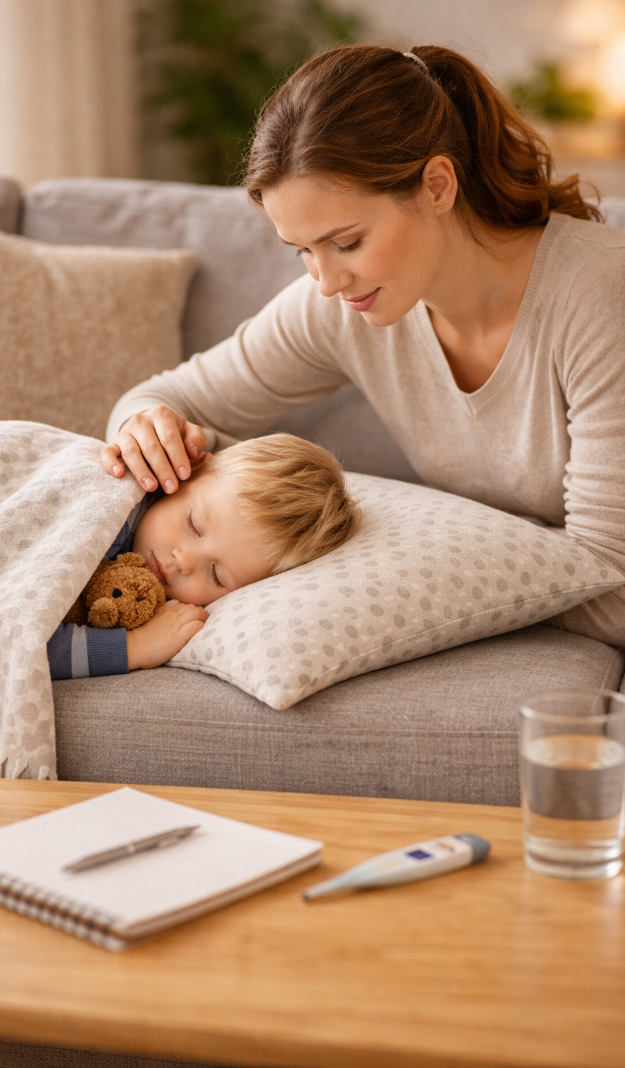 Fever and cough in children: when to monitor and when to call the doctor