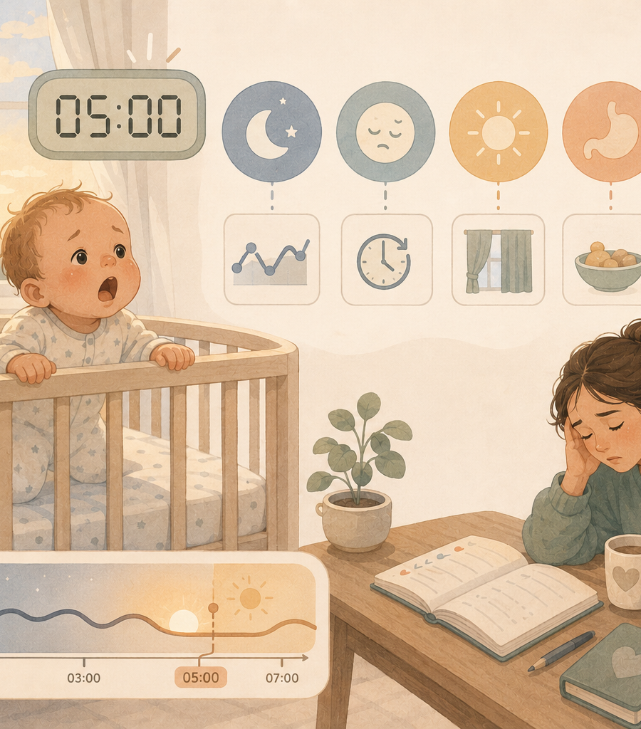 Why Your Baby Wakes Up Too Early (and What Actually Helps)